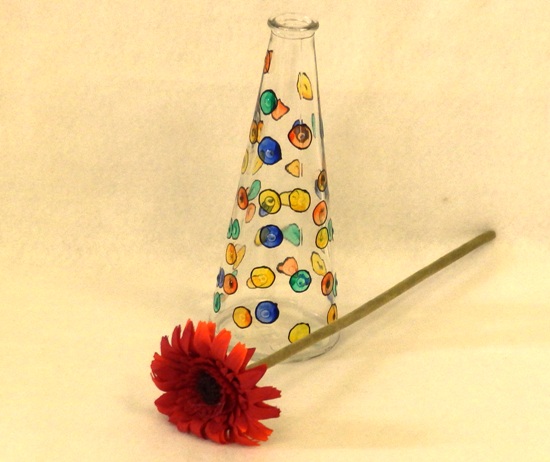 Maľovaná váza